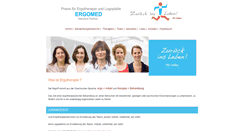 Desktop Screenshot of ergomed-hamburg.de